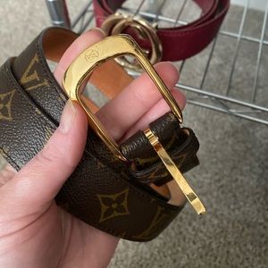 Authentic Louis Vuitton Ellipse de mono belt
